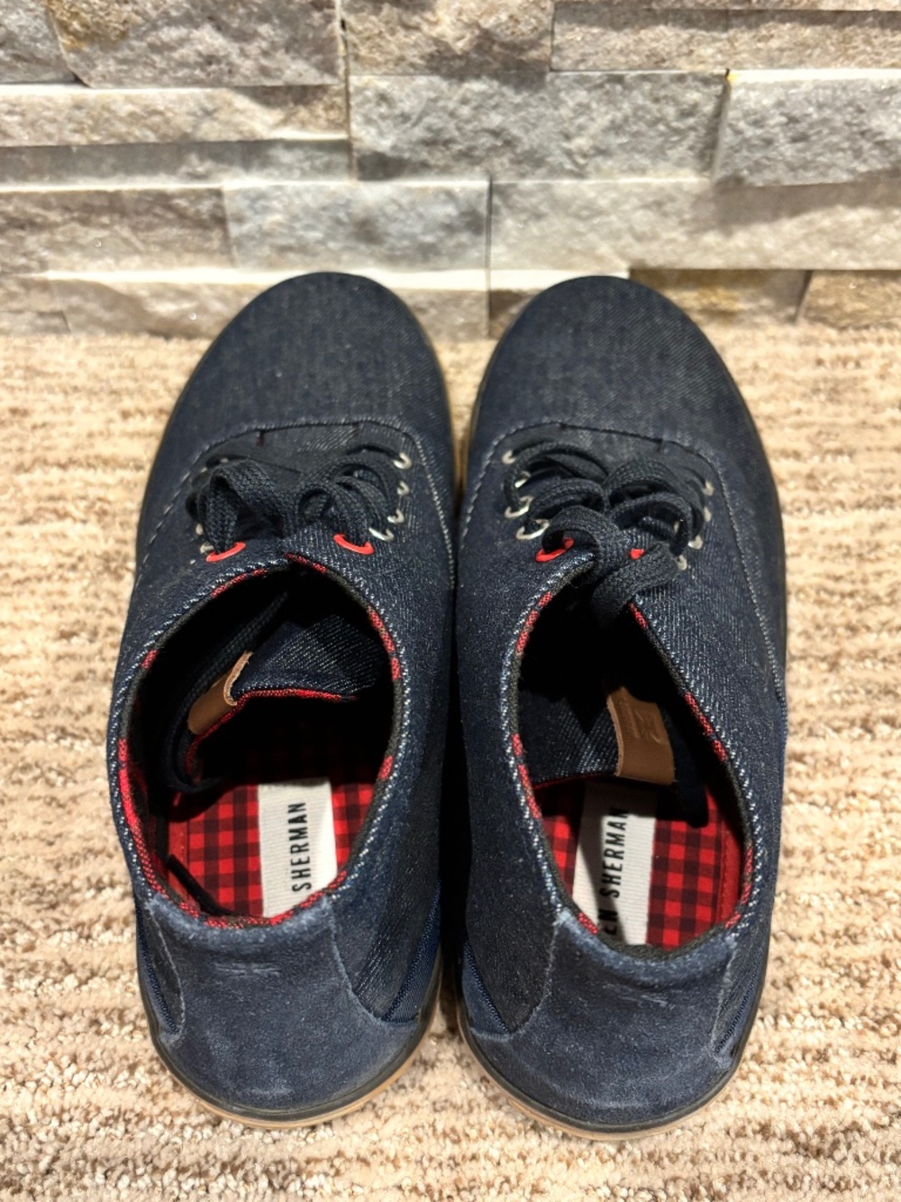 Ben Sherman Men’s Denim Ankle Shoes - Picture 4 of 6